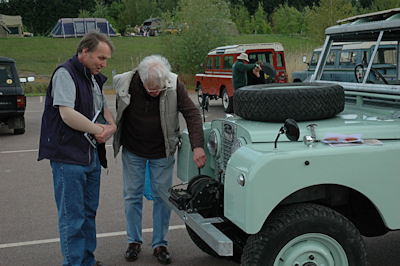 Discussing the winch