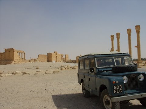 Land Rover at Palmyra