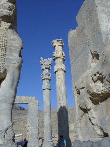 Persepolis and Persian sky