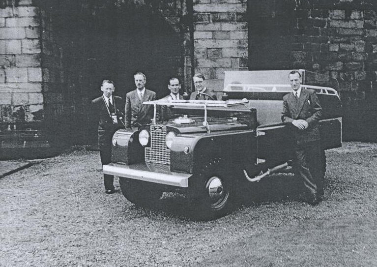 Royal Land-Rover at Holyrood House