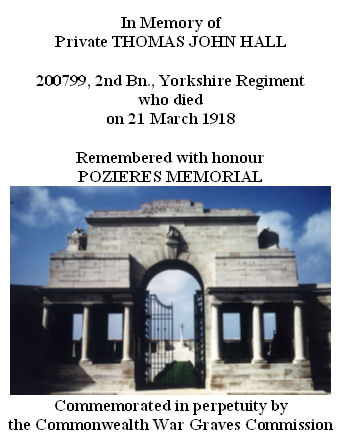 Thomas Hall Certificate