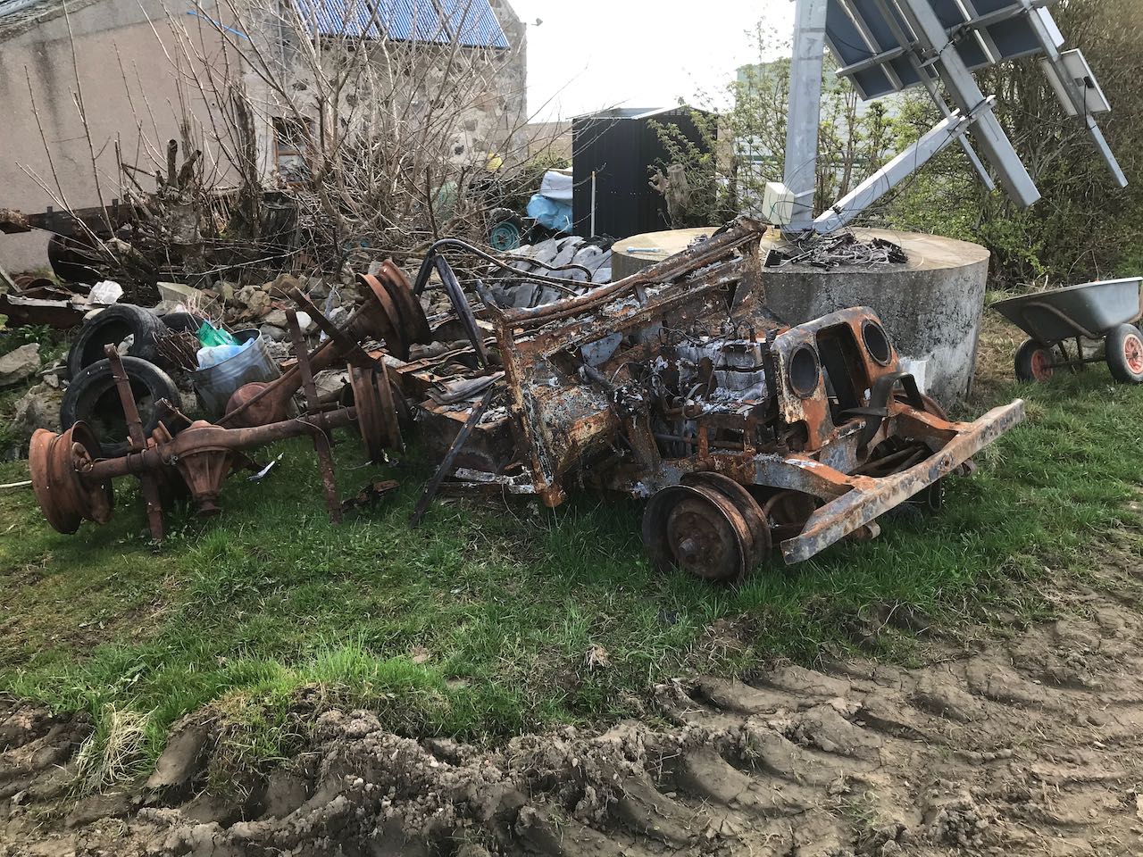 SXF590 after the fire