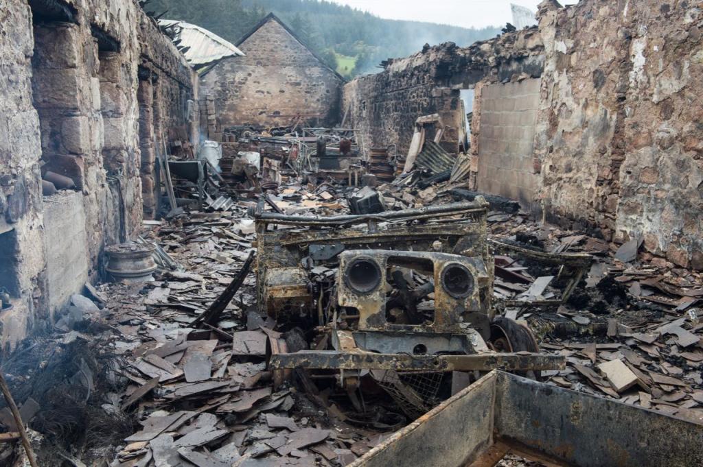 SXF590 after the fire