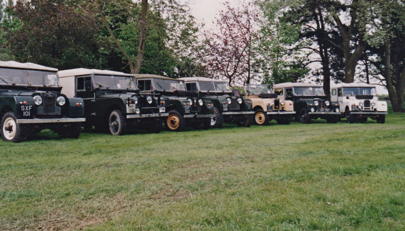 The SXF lineup at Billing, 1993